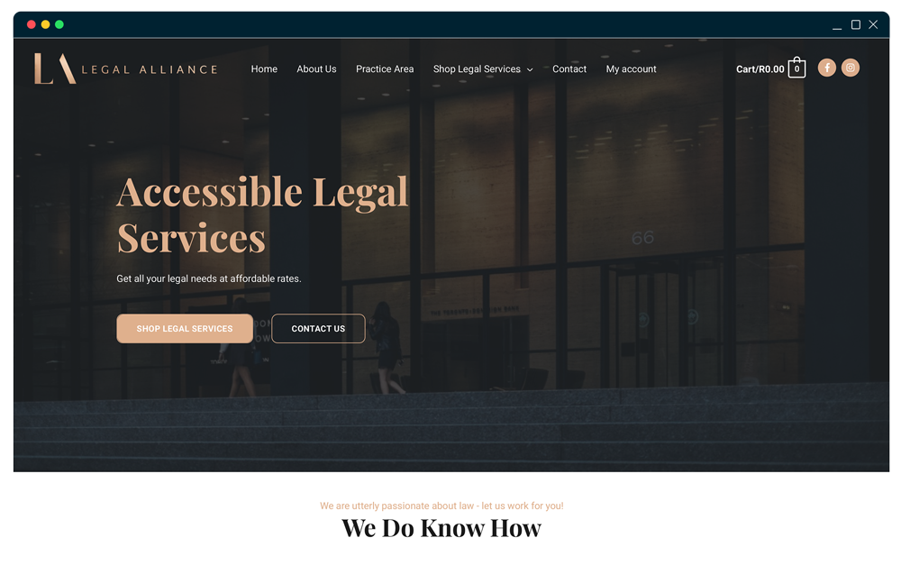 Legal Alliance Website
