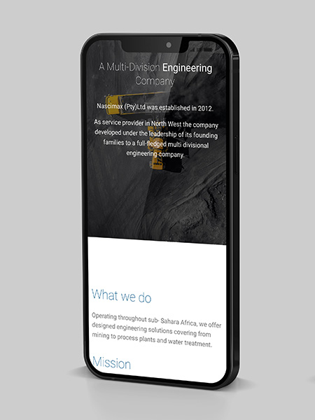 Nascimax Engineering Website