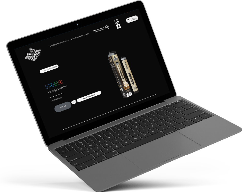 Stoom Asem eCommerce Website